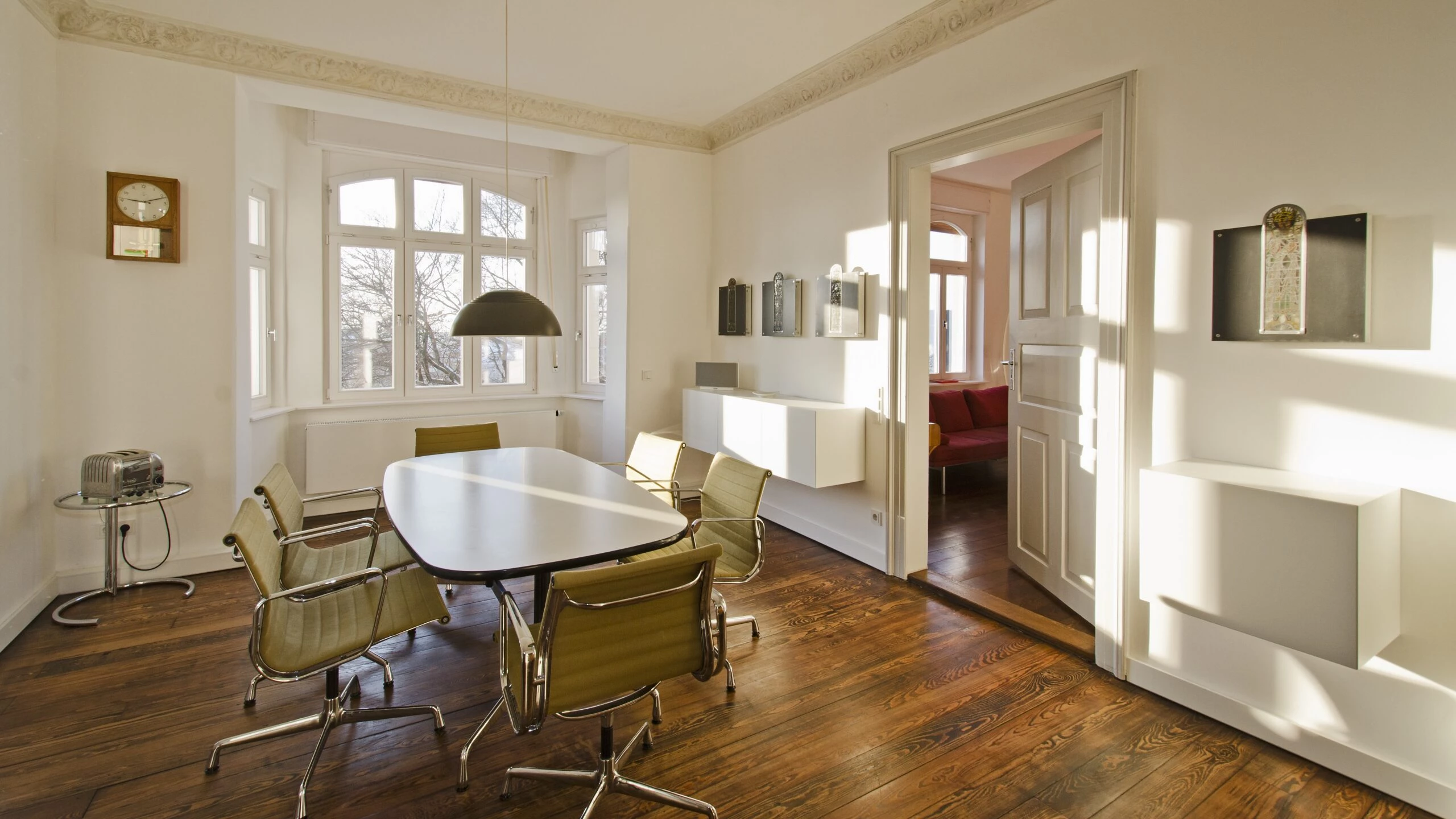Wohnung F in Augsburg, Innenansicht einer sanierten Wohnung