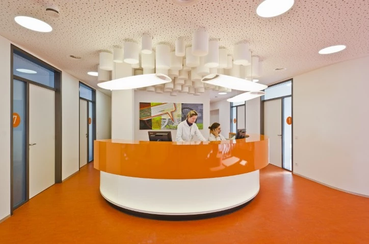 HNO Praxis in Augsburg, Innenansicht