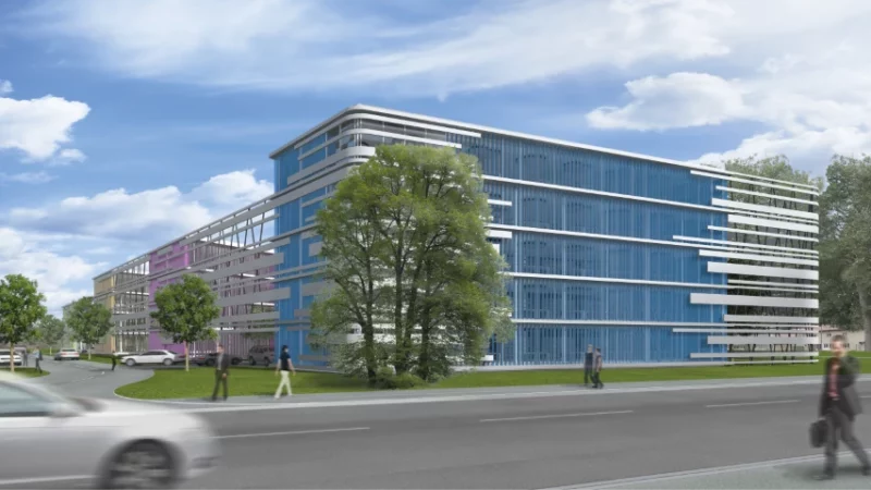 Sheridan Campus in Augsburg, Außenansicht